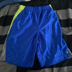 Xersion Blue and yellow shorts